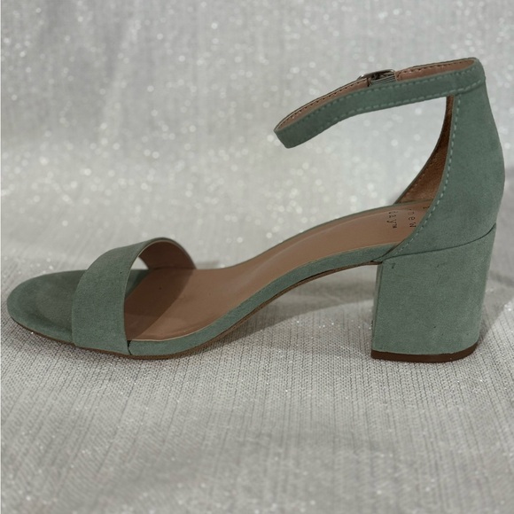 a new day Michaela Sandal Block Heels in Sage Green Size 7 - Picture 6 of 8